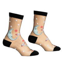 once in a blue moon: sheer crew sox