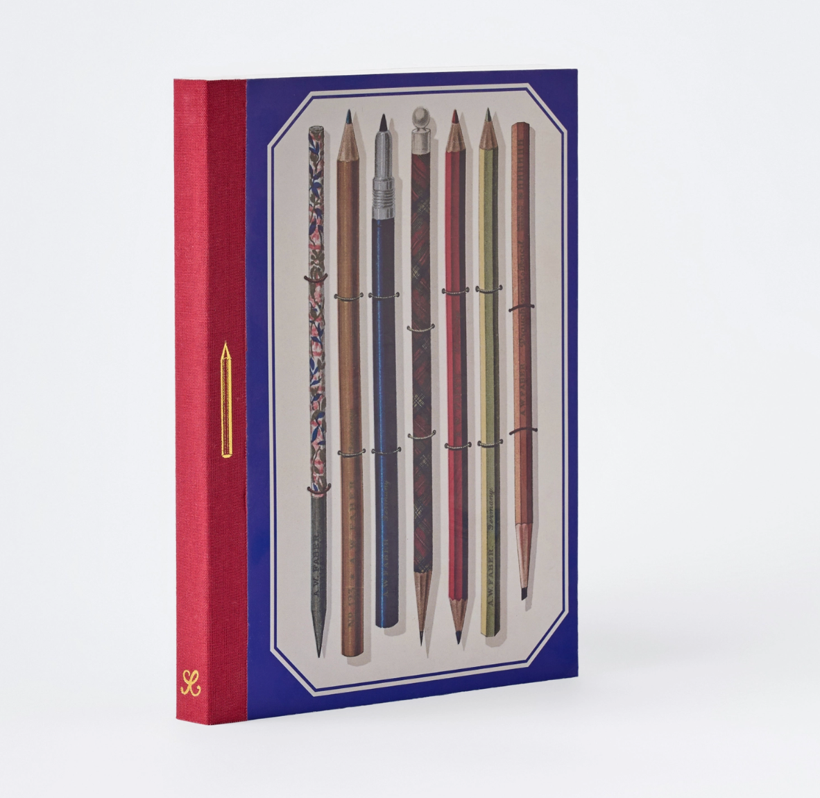 Vintage Pencils -Lay Flat Journal - A5