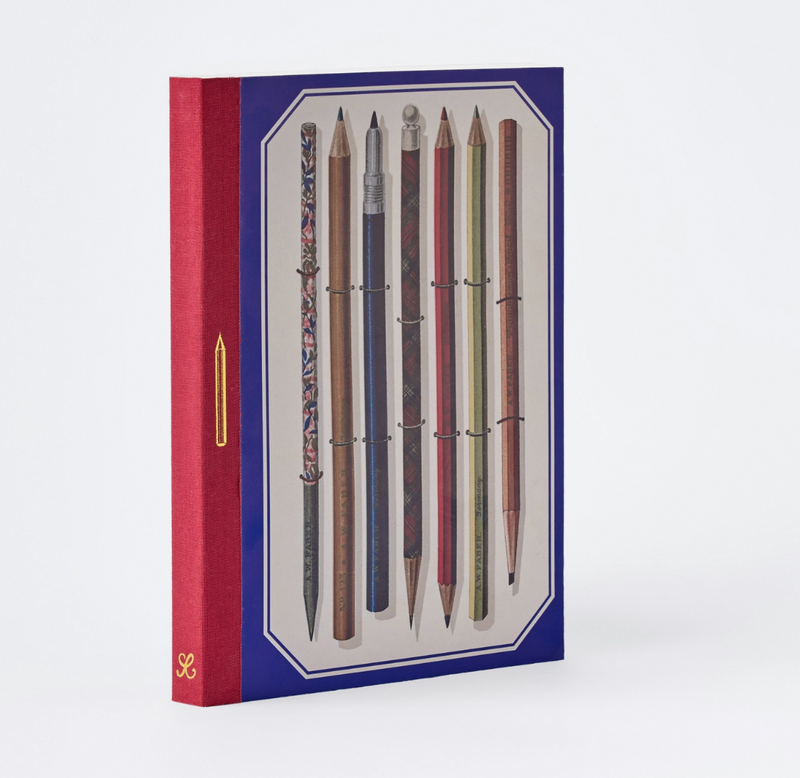 Vintage Pencils -Lay Flat Journal - A5