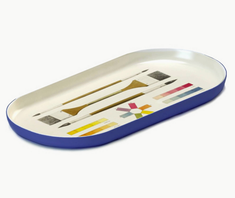 oval tray: art of coloring