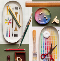 oval tray: art of coloring