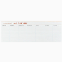 plans this week