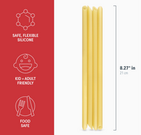 Impastas - Silicone Pasta Straws - Set of 4