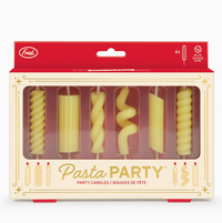 Pasta Party Noodle Candles - Set of 6