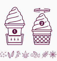 Spice Cream - Spice and Herb Grinder, Ice Cream Cone