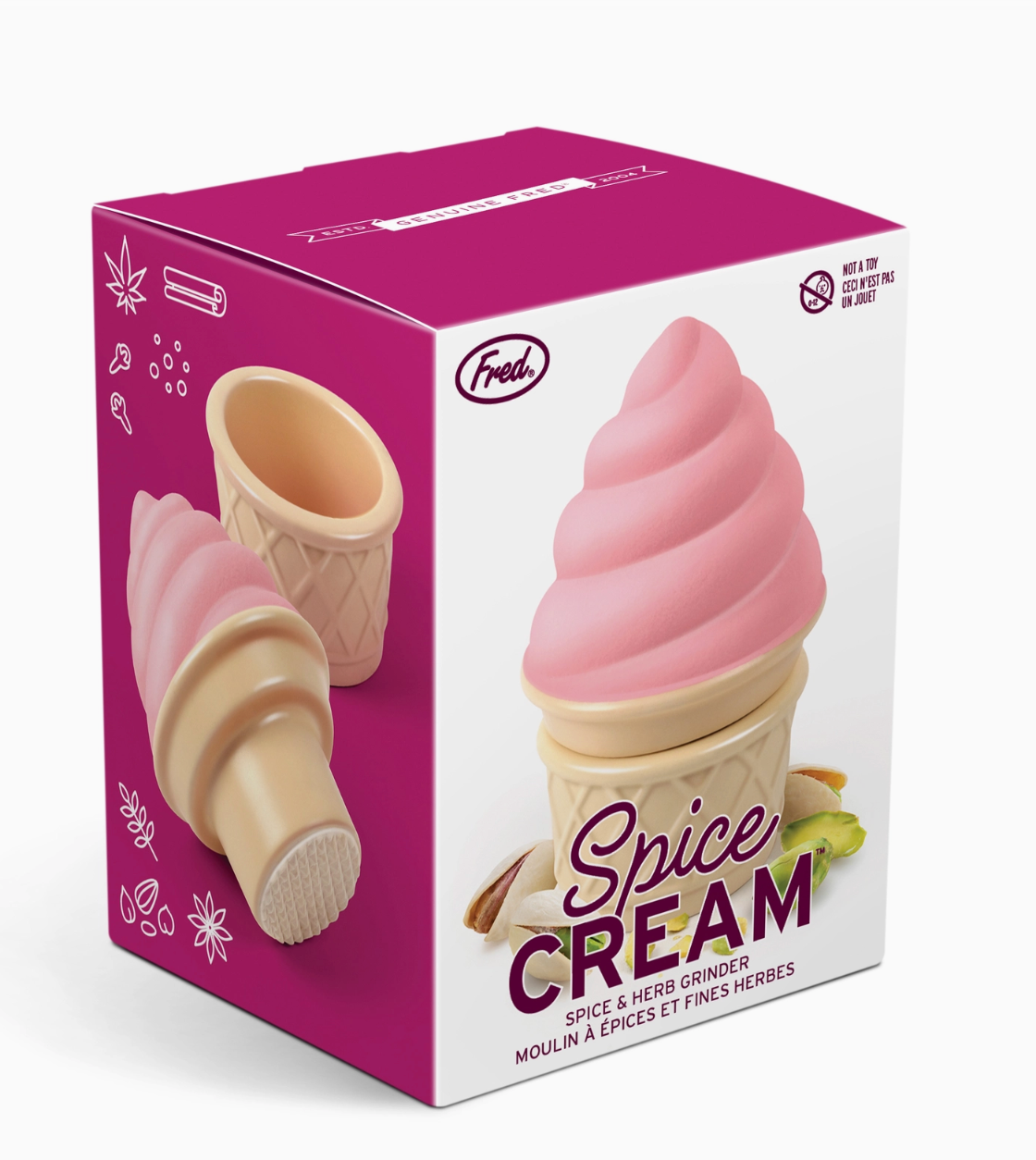 Spice Cream - Spice and Herb Grinder, Ice Cream Cone