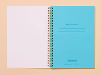 Tomato Letterpress A5 Spiral Notebook