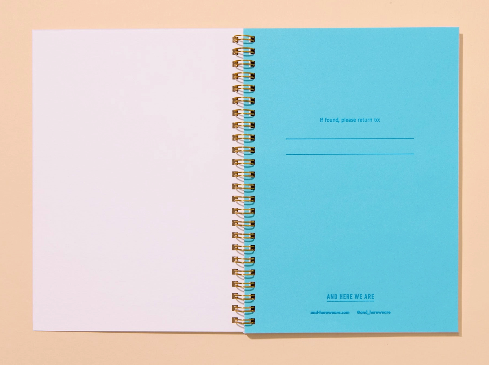 Tomato Letterpress A5 Spiral Notebook