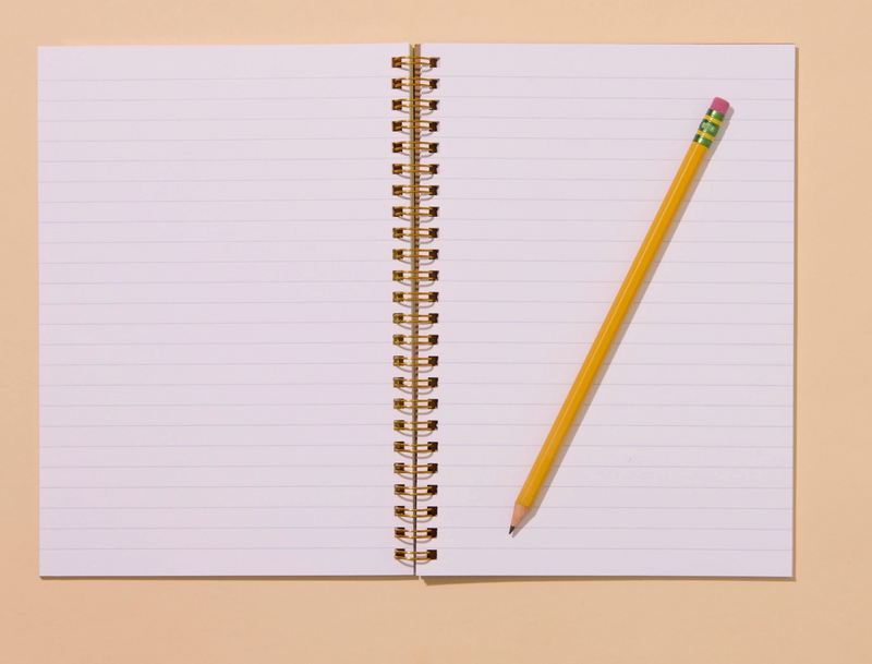 Tomato Letterpress A5 Spiral Notebook