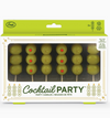 Cocktail Party Olive Candles - Set of 6