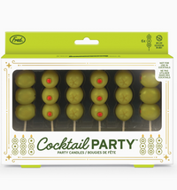 Cocktail Party Olive Candles - Set of 6