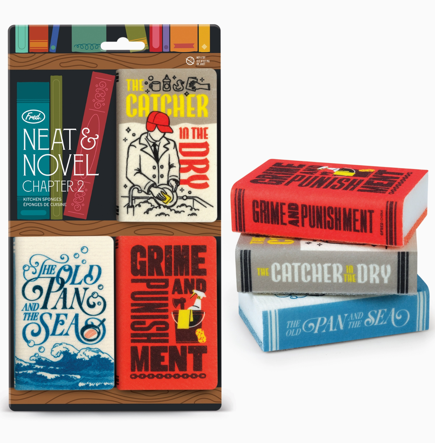 books sponge set