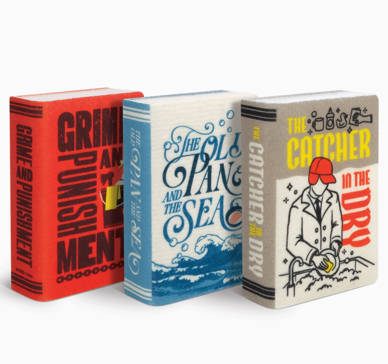 books sponge set