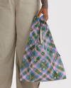green star plaid : BAGGU bag