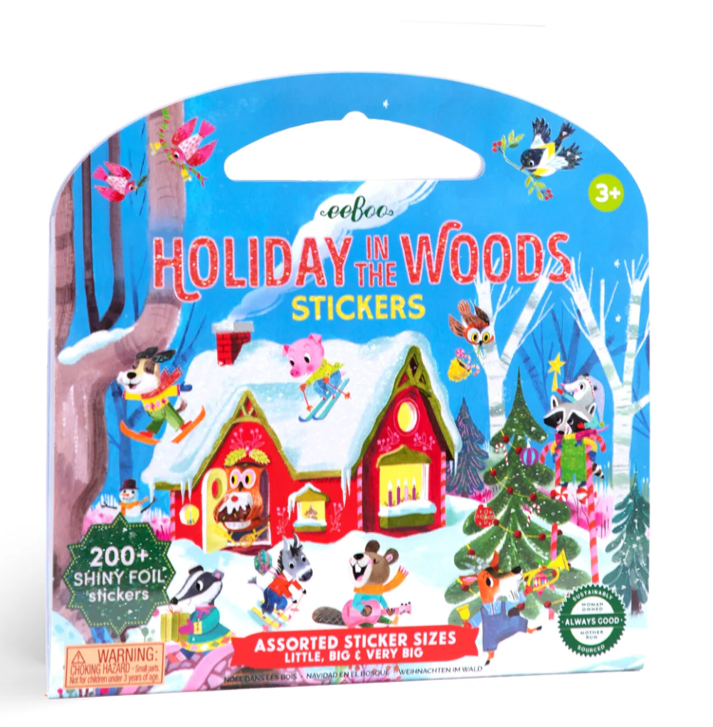 Holiday in the Woods Shiny Sticker Book