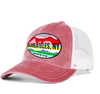 velvet trucker hat: SKANEATELES