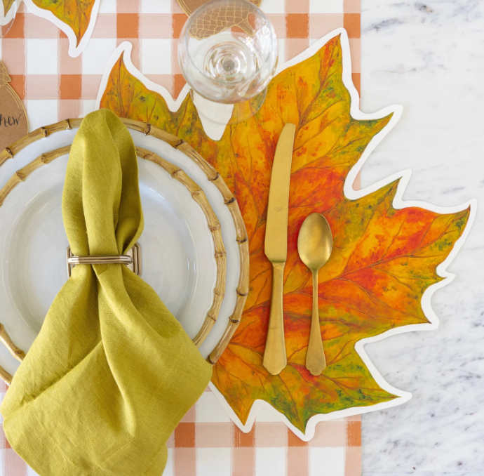 Fall Leaf die-cut Placemat