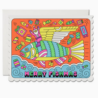 Merry Fishmas Greeting Card