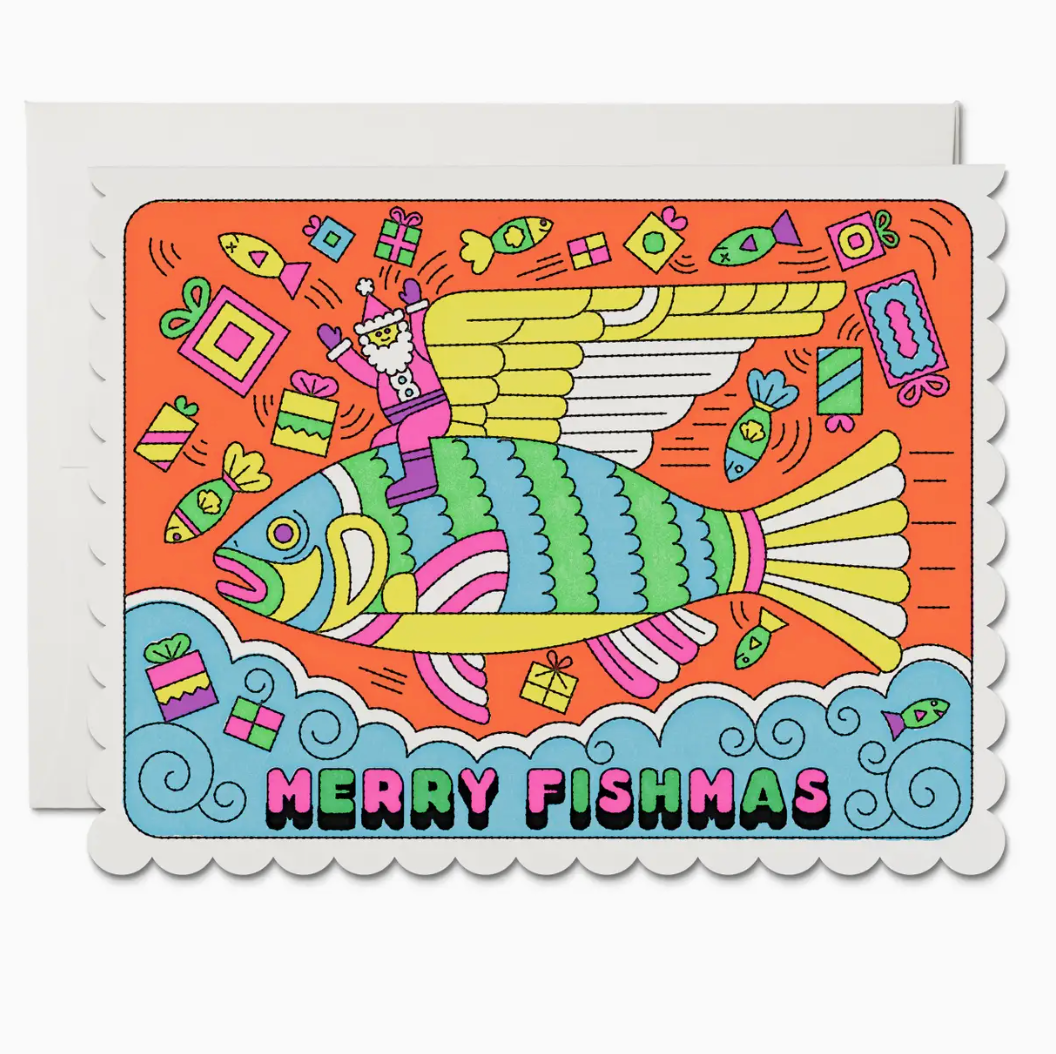 Merry Fishmas Greeting Card