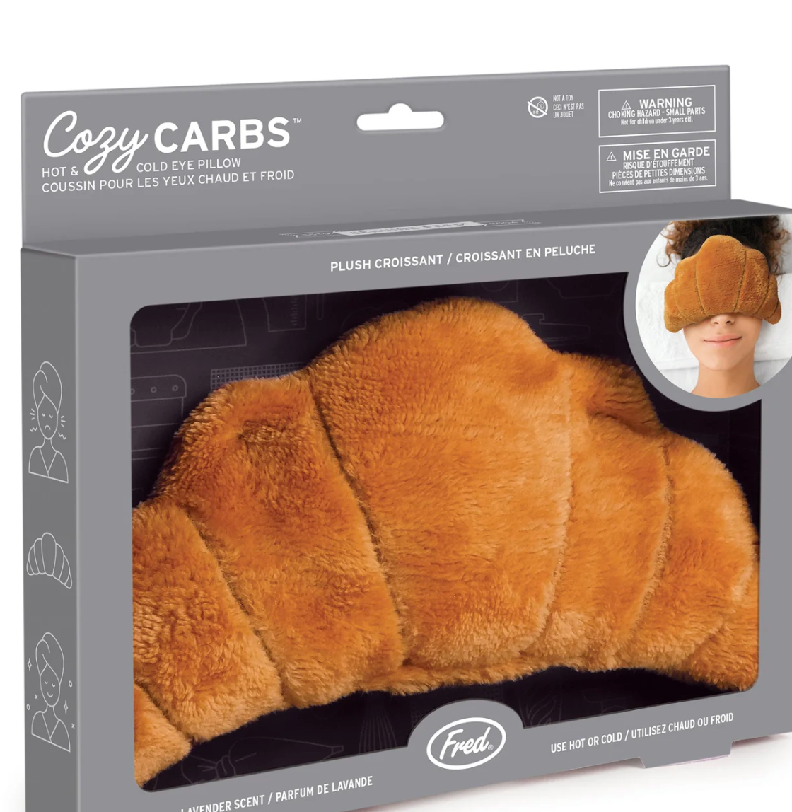 Cozy Carbs Eye Pillow - lavender scented