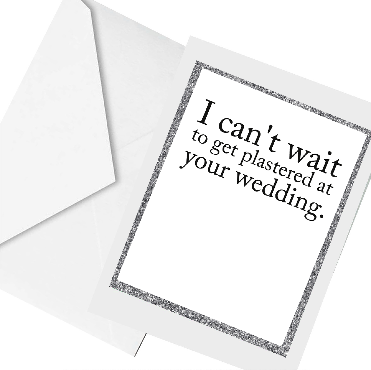 I plastered/wedding... greeting card