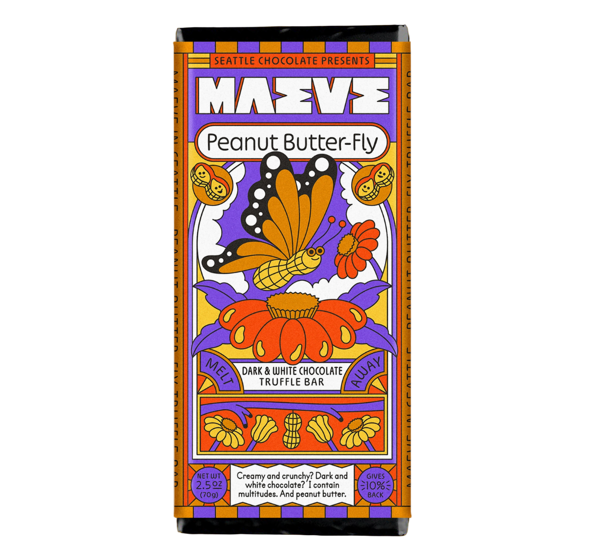 Peanut Butter-Fly Truffle Bar