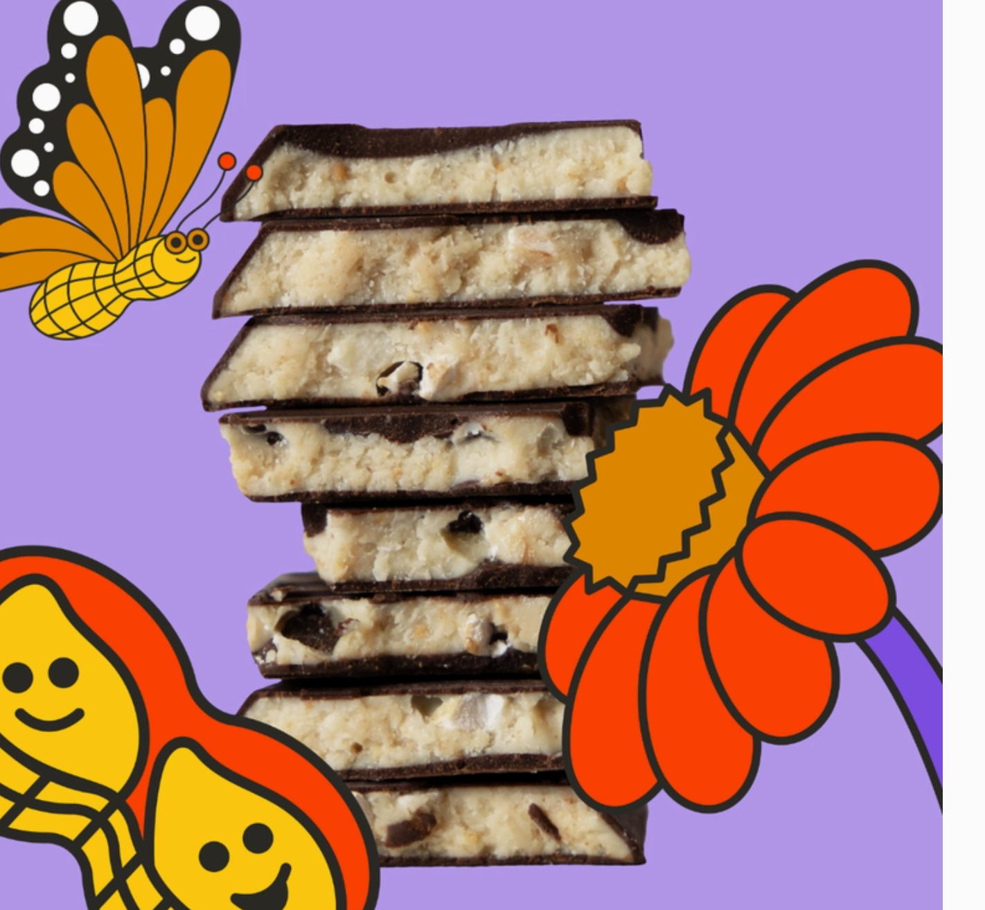 Peanut Butter-Fly Truffle Bar