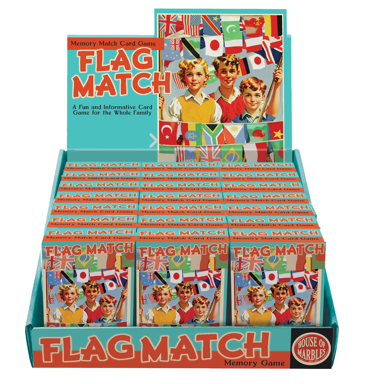 Flag Match Card Game
