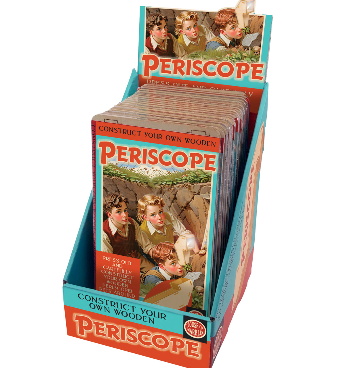 Wooden Periscope Construction Kit