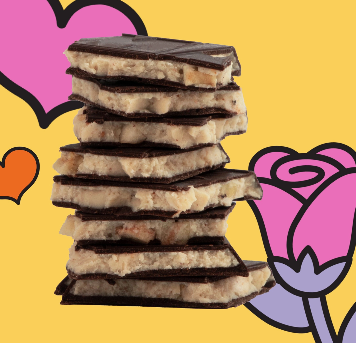 Peanut Butter Banana Affair Truffle Bar