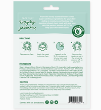 Jasmine face mask - moisturizing