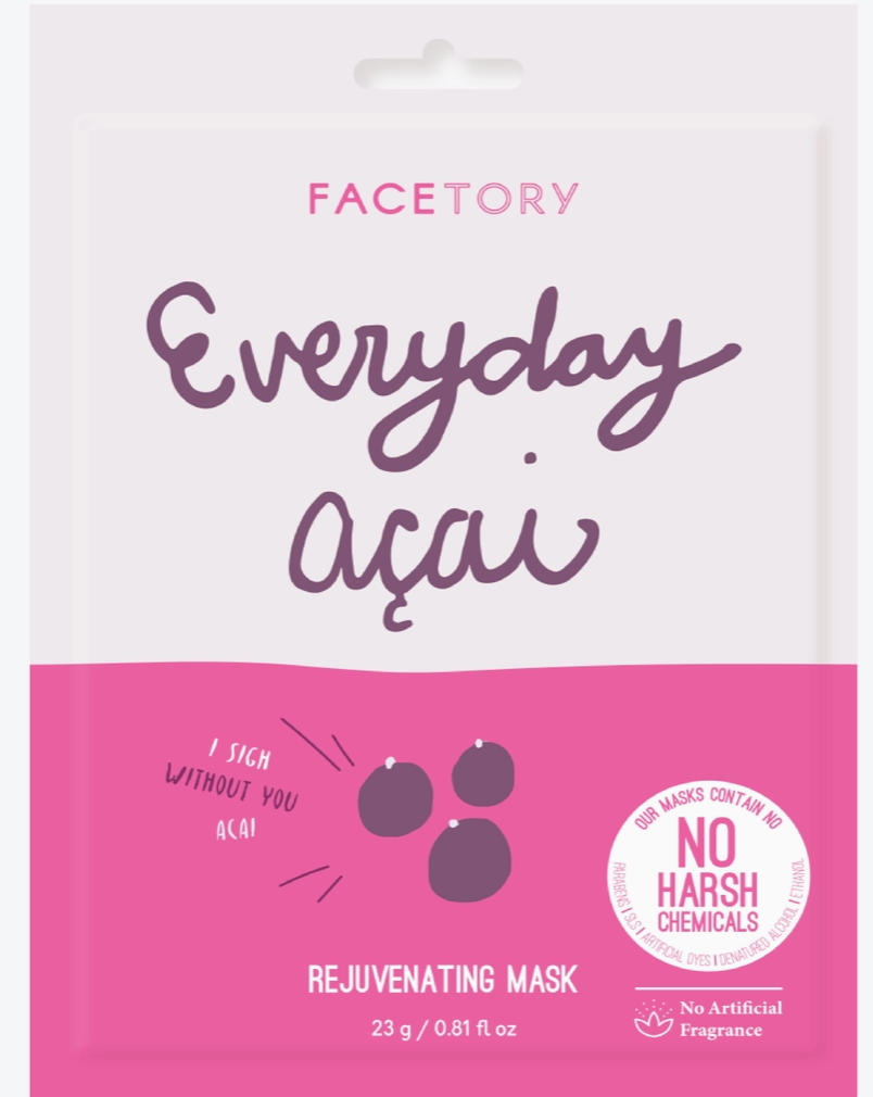 acai face mask - rejuvenating