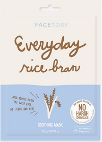 rice bran face mask - soothing