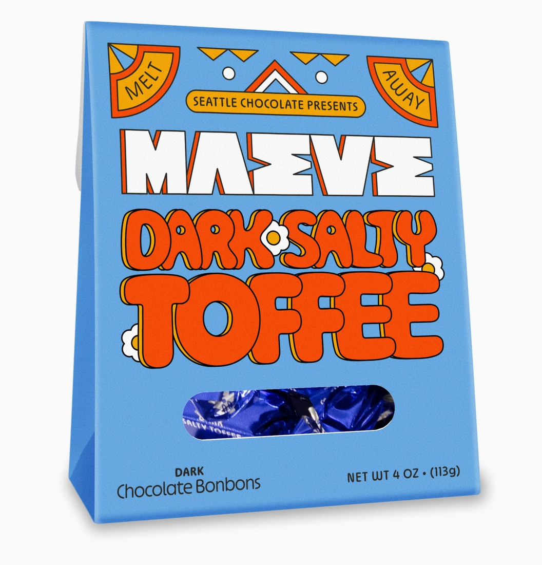 Dark Salty Toffee Bonbon Box - 4oz