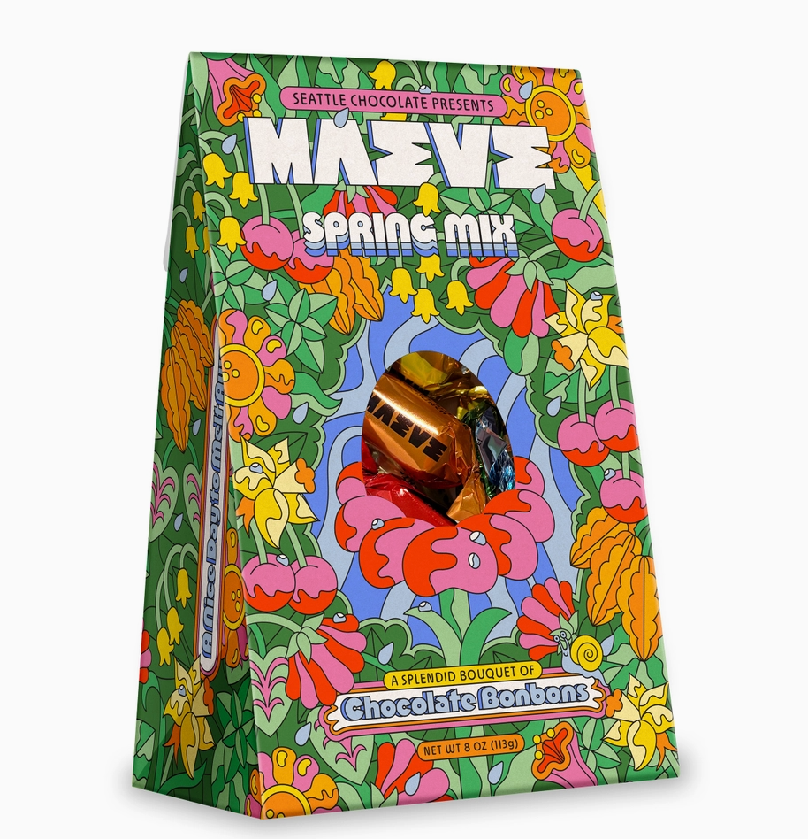 Spring Mix Chocolate Medley Bonbon Box - 8oz