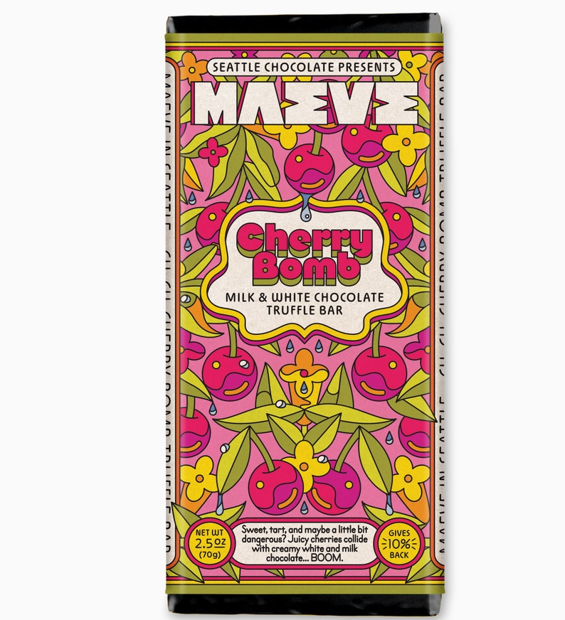 Cherry Bomb Truffle Bar:Spring Collection