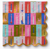 paper napkins -Birthday Wishes