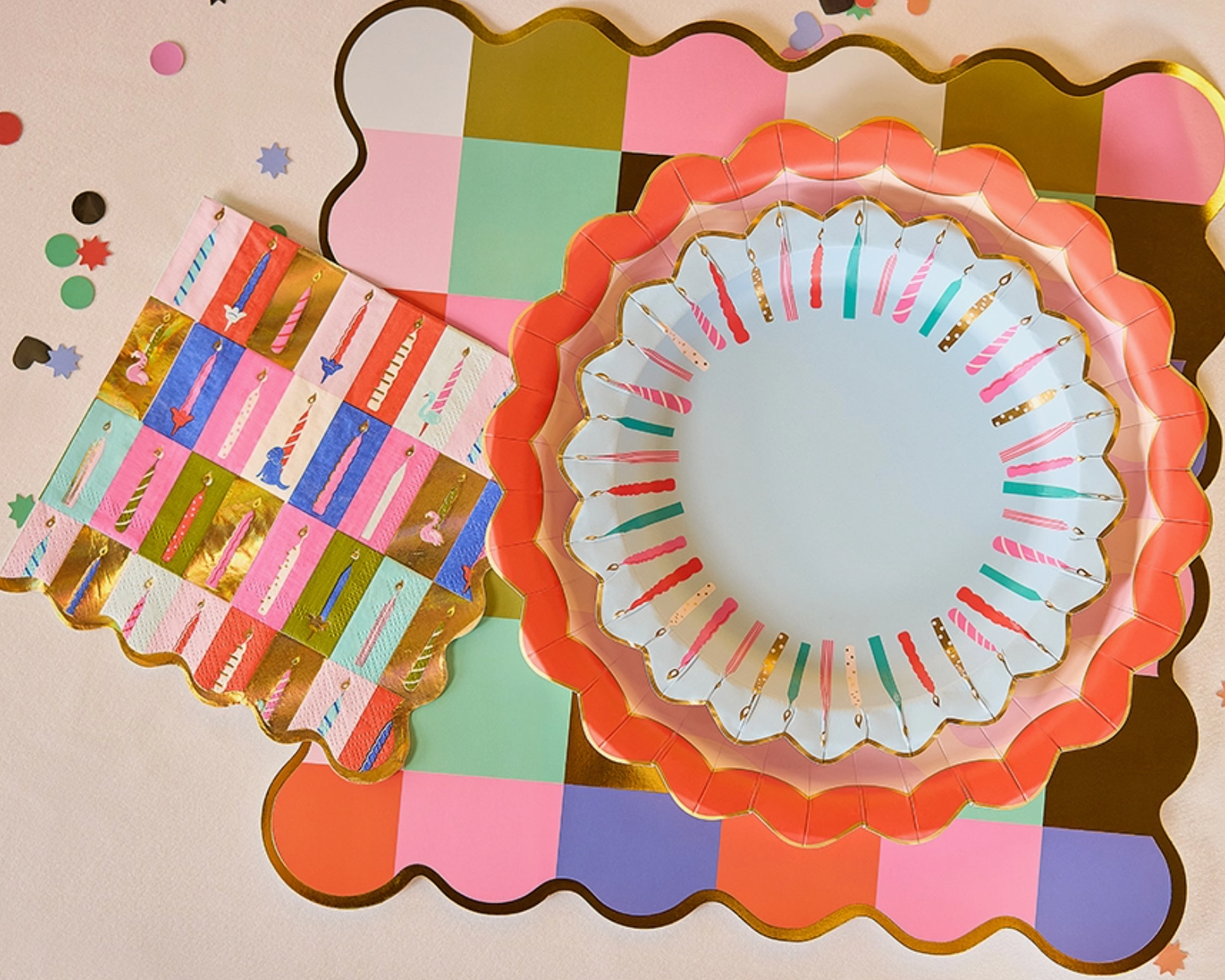 paper napkins -Birthday Wishes