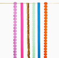 party streamers -Birthday Wishes