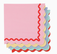 Napkins: Rainbow Ric Rac Assorted