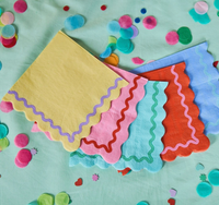 Napkins: Rainbow Ric Rac Assorted