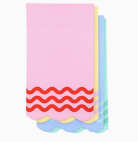 Guest Napkins: Rainbow Ric Rac Assorted
