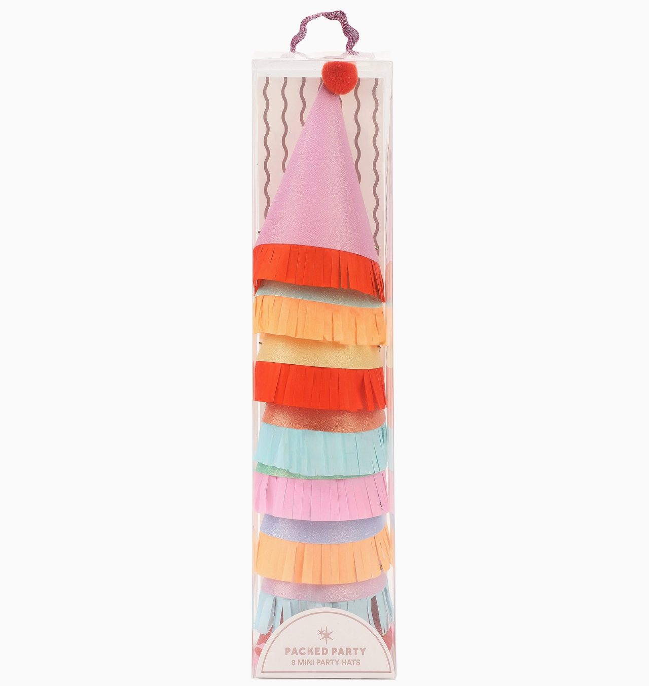 Top Off the Fun Mini Glitter Party Hats Set