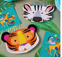 faces: Animal Paper Plates