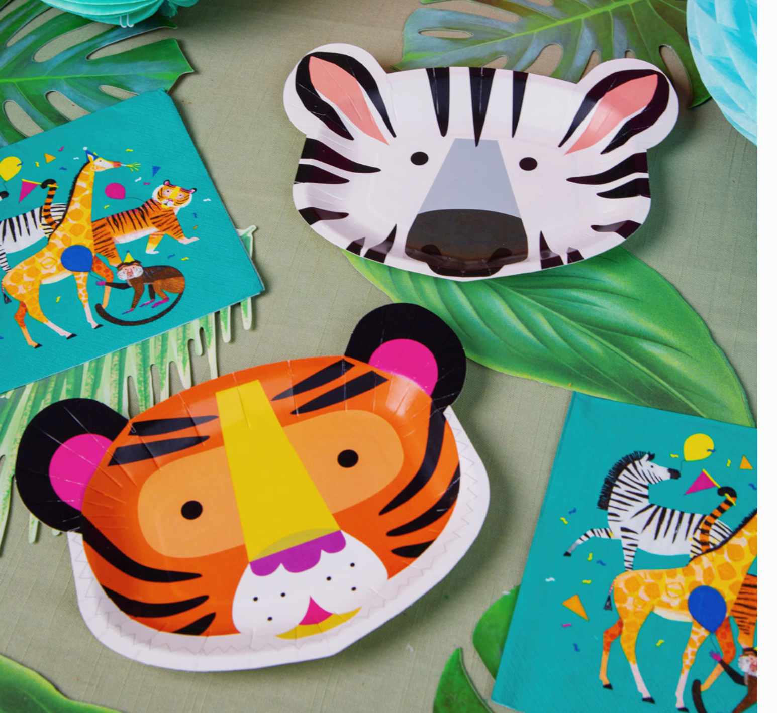 faces: Animal Paper Plates
