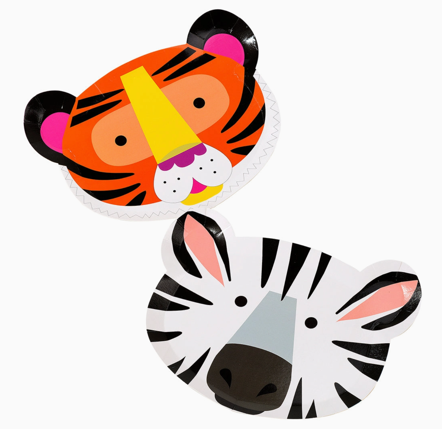 faces: Animal Paper Plates