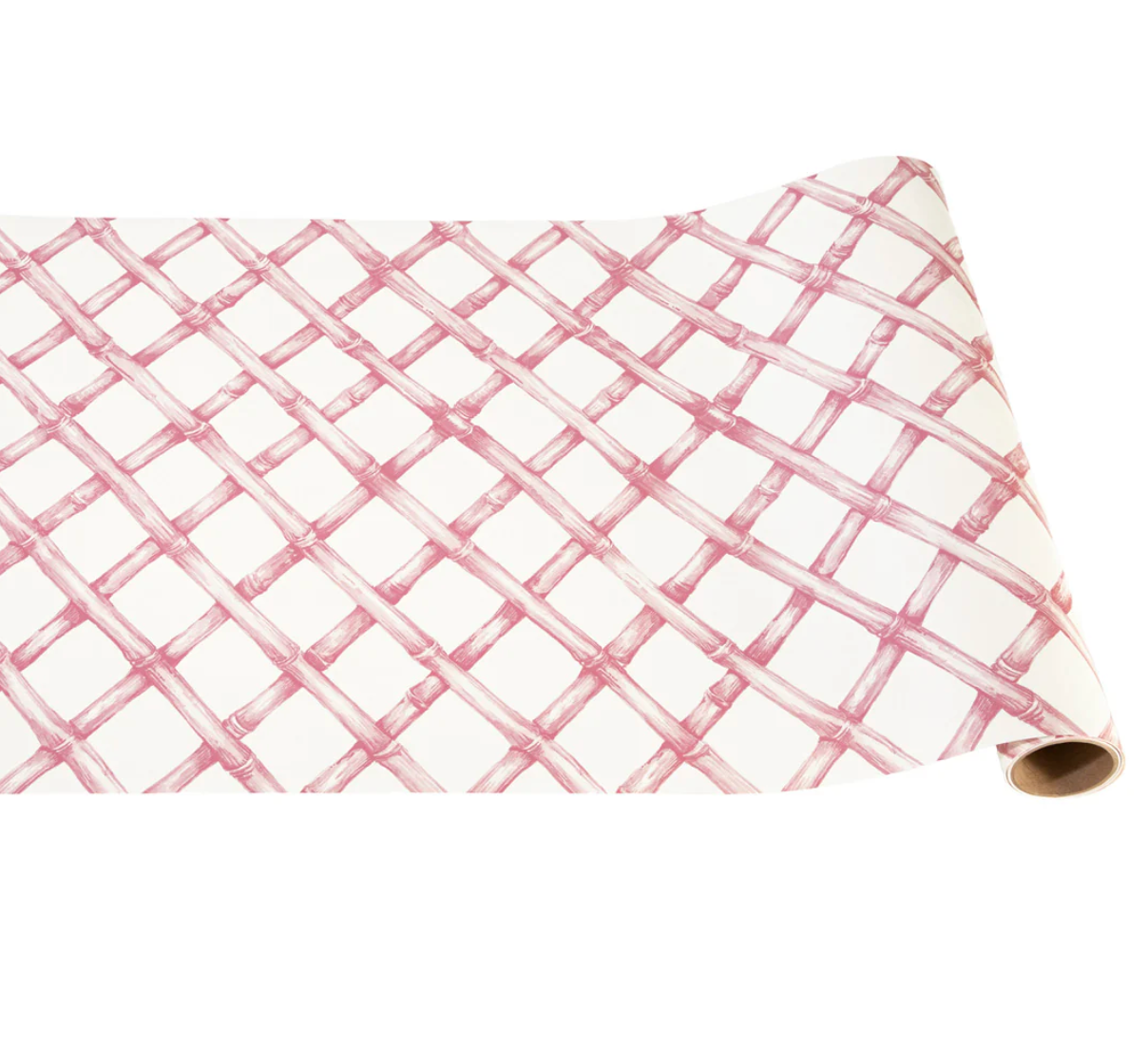 lattice pink : paper table runner