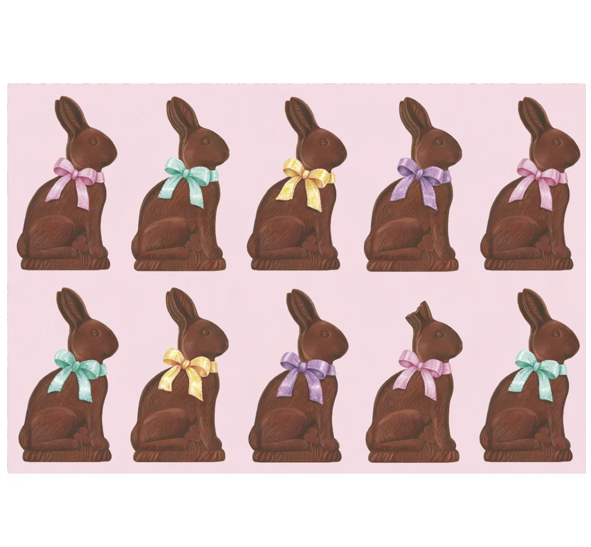 bunny hop - paper placemat