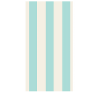 guest seafoam stripe napkin