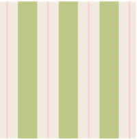 cocktail green/pink stripe napkin